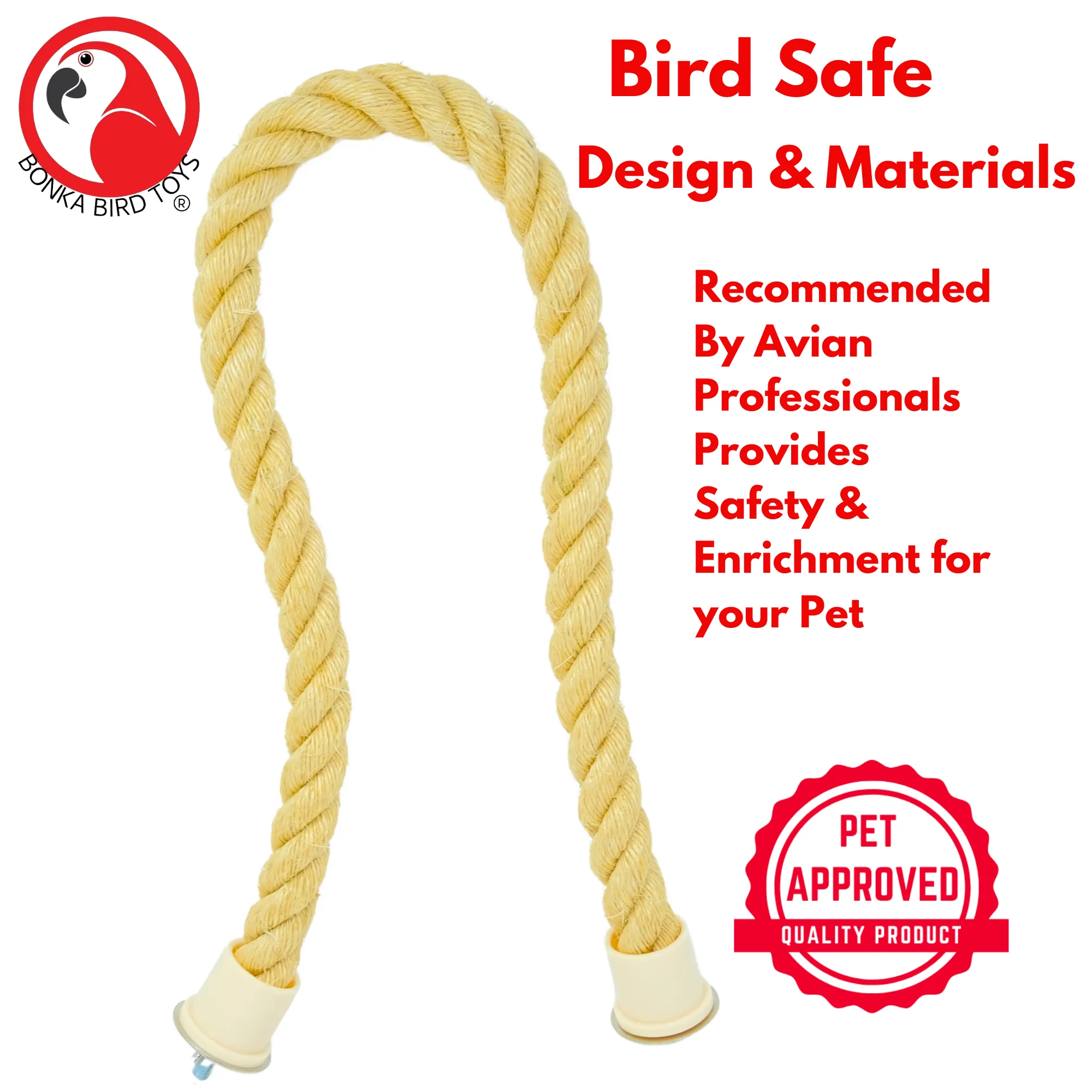 2672 Large Sisal Rope Perch