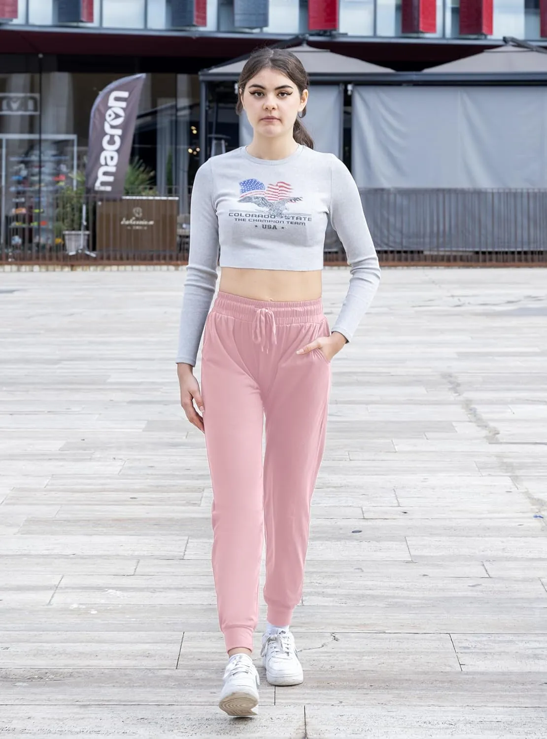 3 Pack: Women's Ultra-Soft Lounge Joggers Sweatpants Athletic Yoga Pants with Pockets