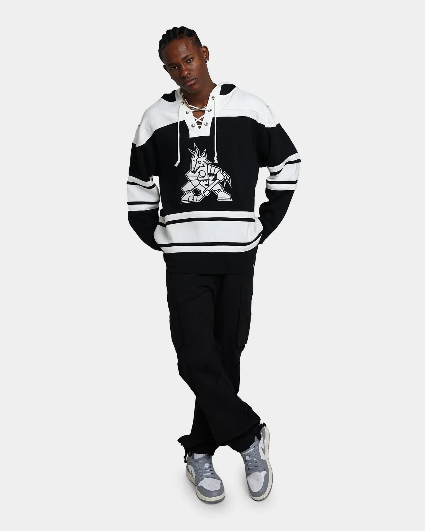 47 Brand Arizona Coyotes Superior Lacer Hoodie Jet Black