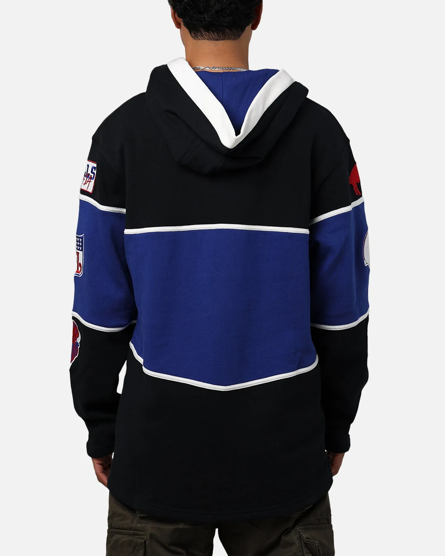 47 Brand Buffalo Bills NFL   Legacy Lacer Hoodie Jet Black