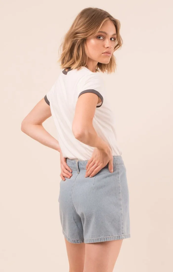 Afends Womens Banana - Standard Fit Ringer Tee