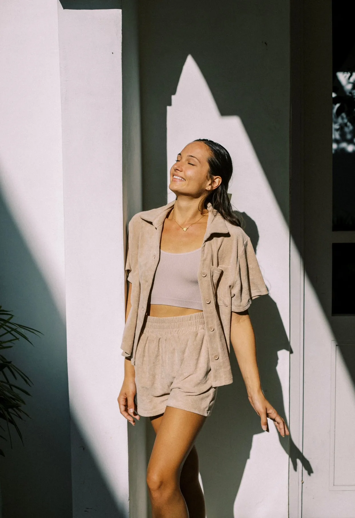 Alys Beach Terry Set- Cocoa