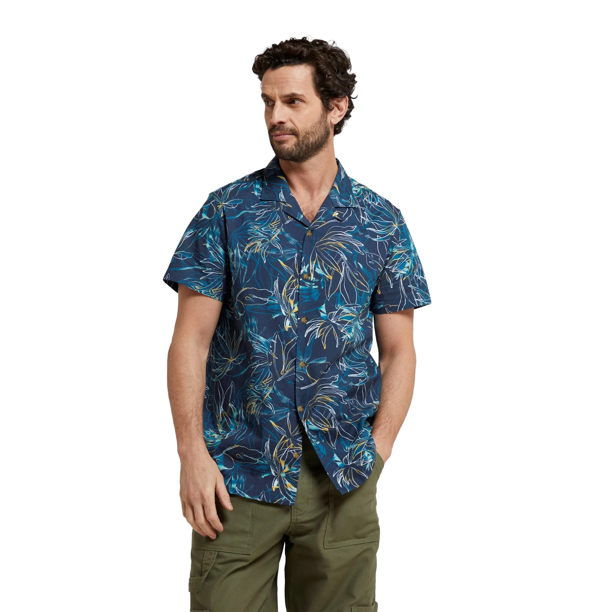 Animal Mens Will Tropical Leaves Organic Shirt