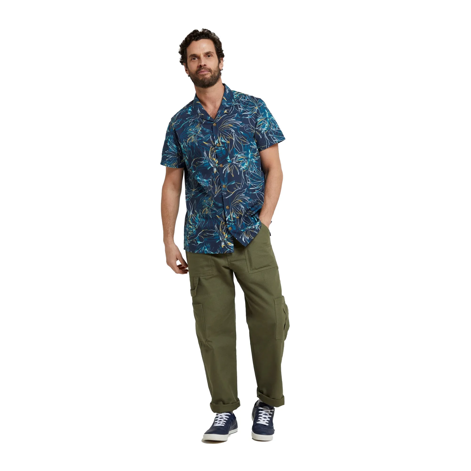 Animal Mens Will Tropical Leaves Organic Shirt