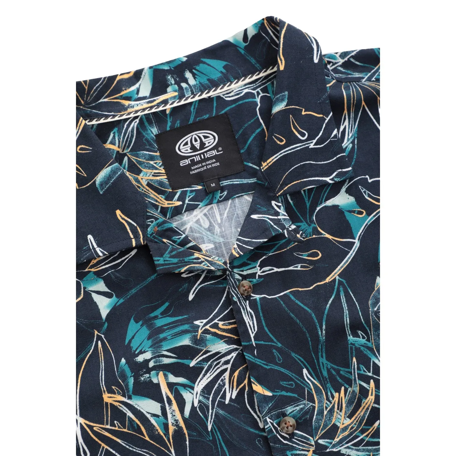 Animal Mens Will Tropical Leaves Organic Shirt