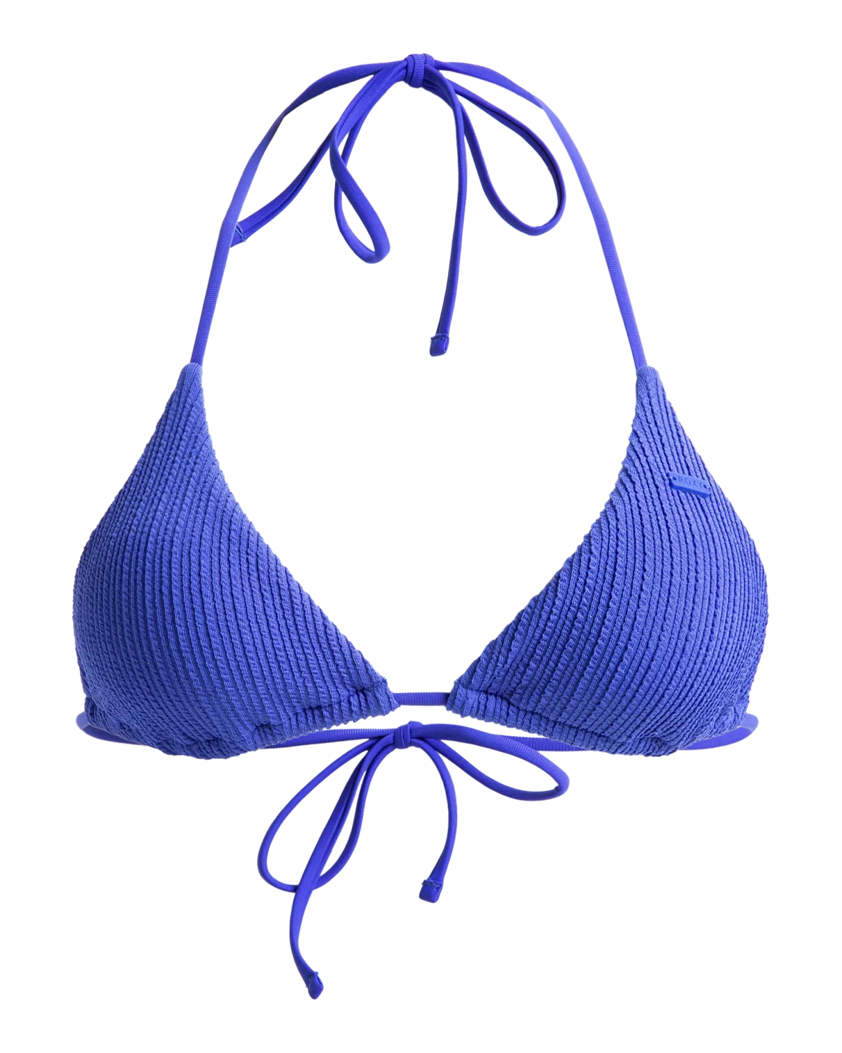 Aruba Tiki Tri Bikini Top in Dazzling Blue