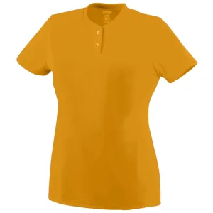 Augusta Sportswear Ladies Wicking Two-Button Jersey
