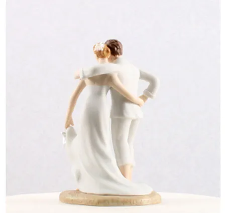 Beach Bride & Groom Cake Topper