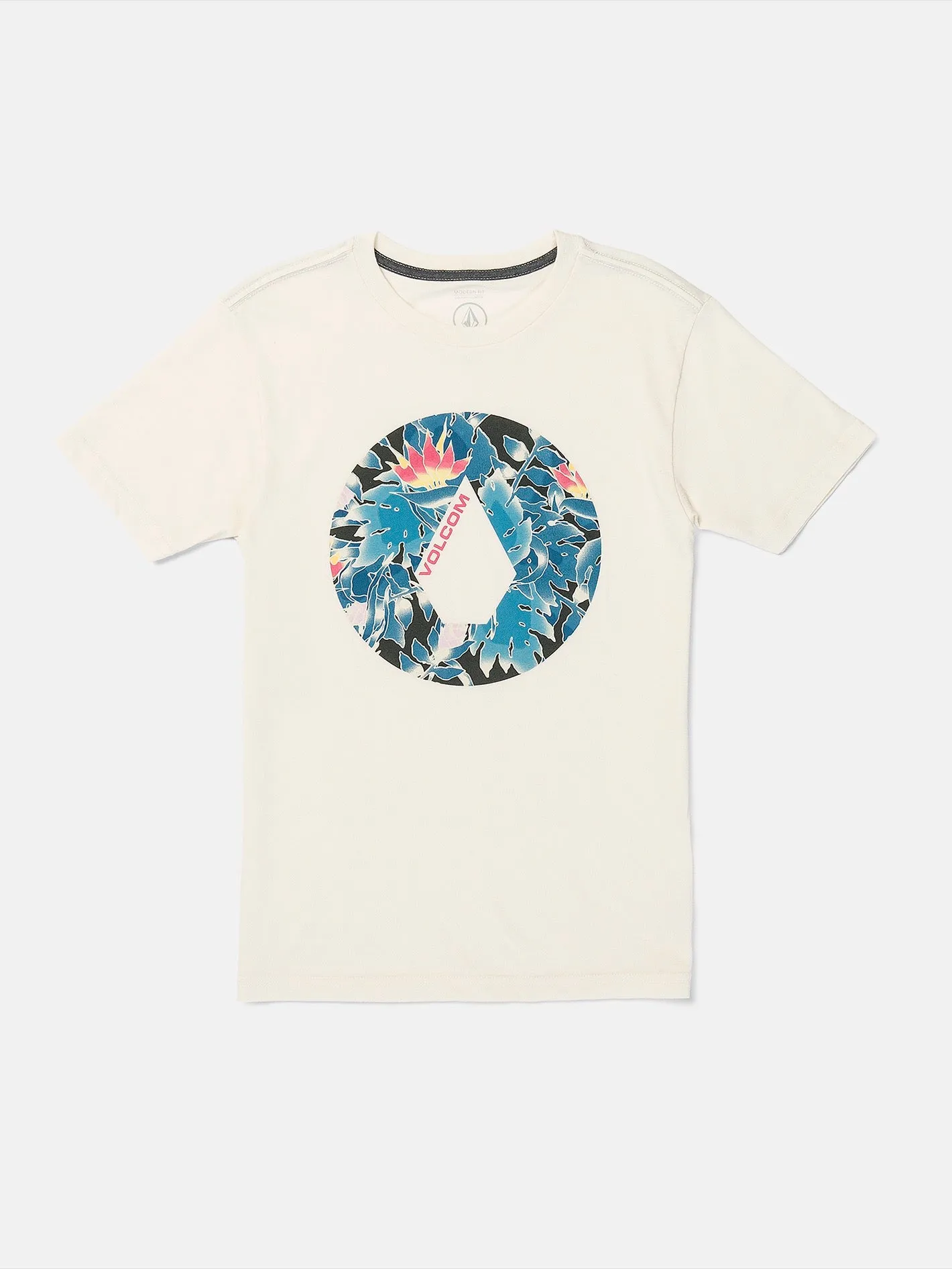 Big Boys Fill It Up Short Sleeve Tee - Off White Heather