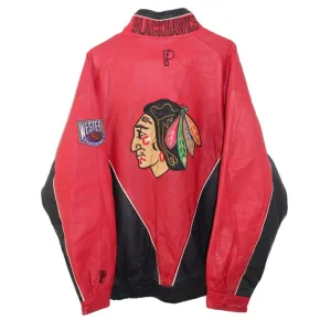 Chicago Blackhawks Pro Player Leather Jacket (XL)