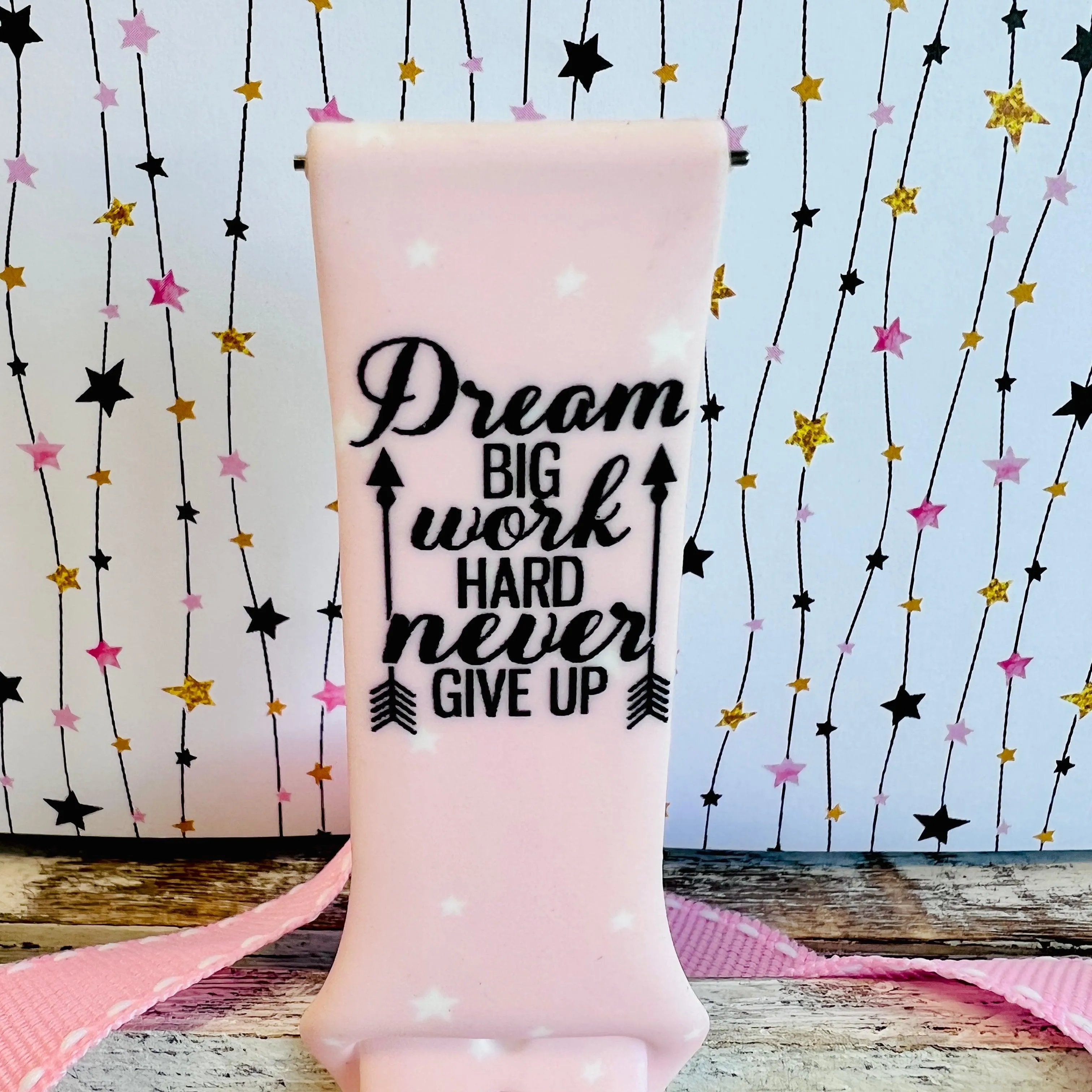 Dream Big Print Silicone Band For Samsung Watch