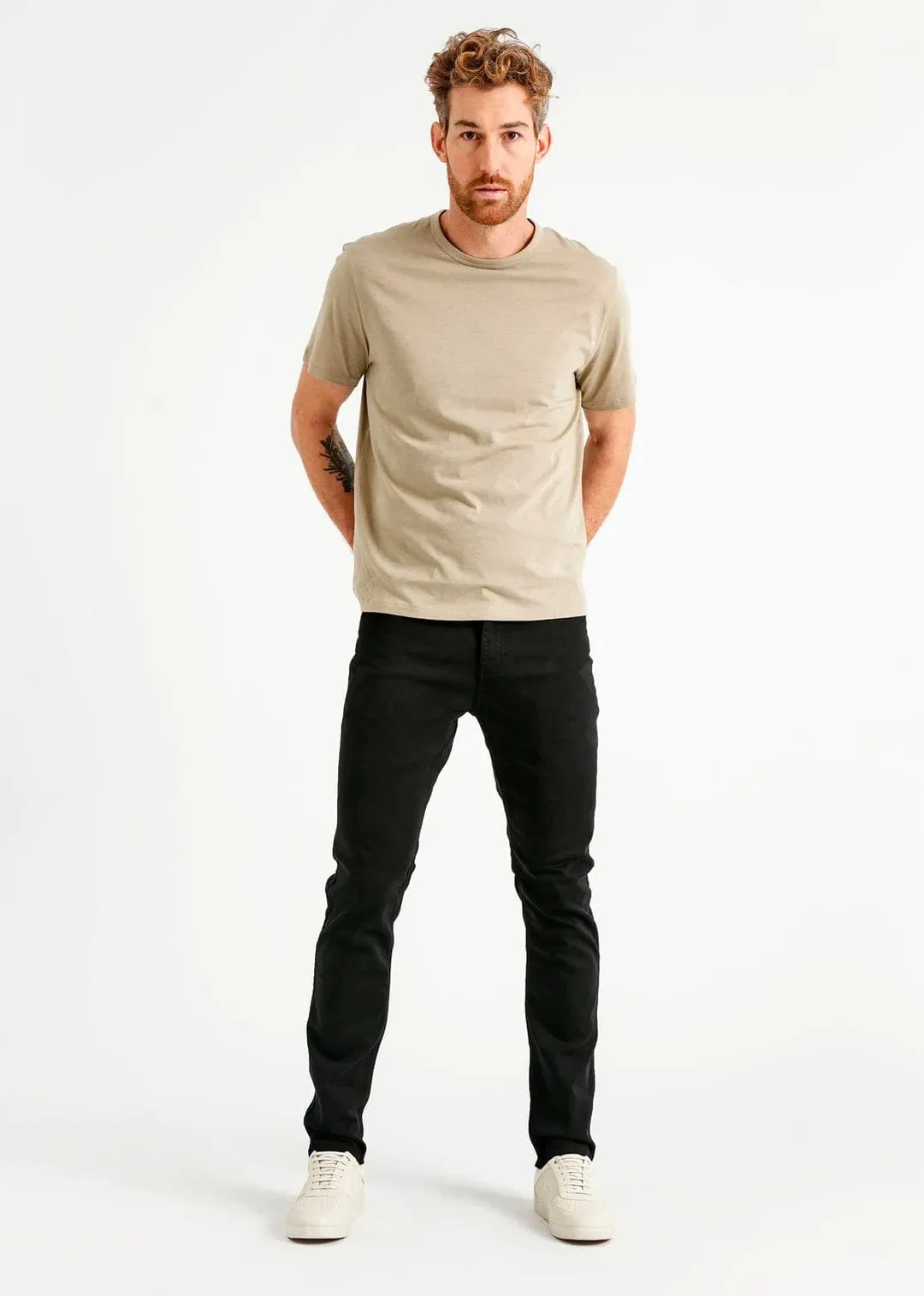 DU/ER PANT NO SWEAT SLIM BLACK