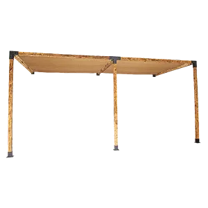 Durable Steel Pergola Brackets Kit with Coffee Screens
