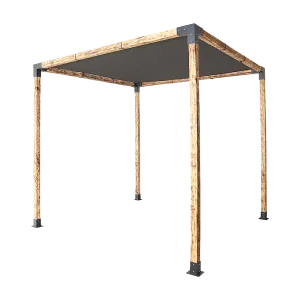 Durable Steel Pergola Brackets with Sunshade Screen Kit