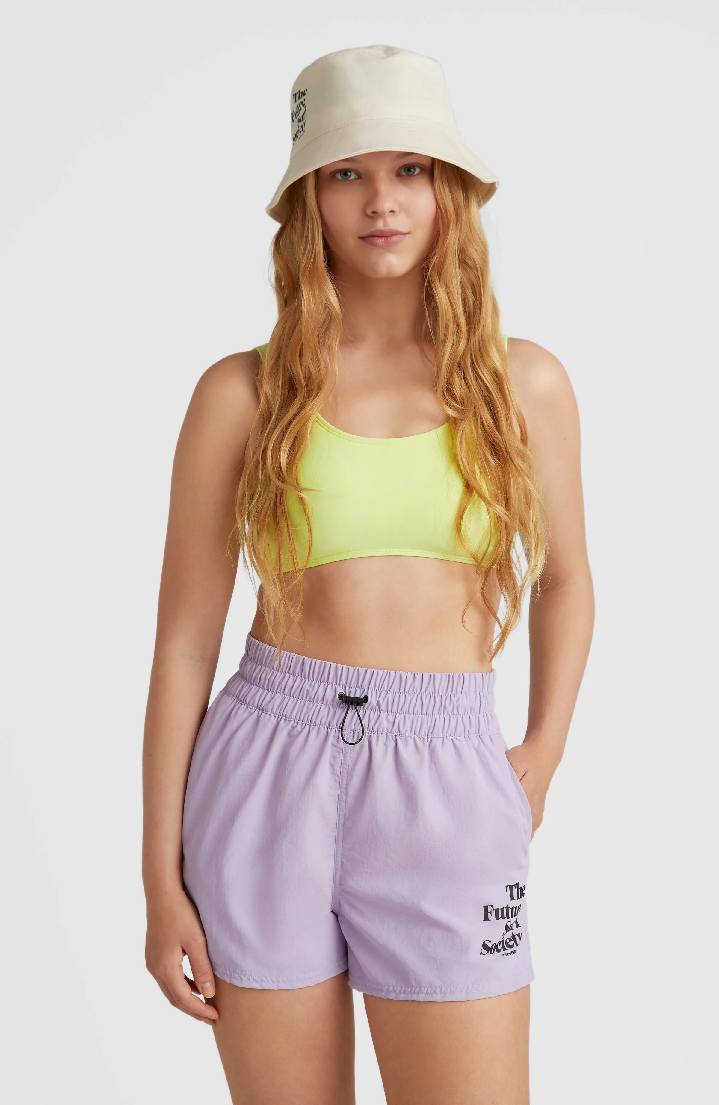 Ella Love Future Surf Bralette Bikini Set | Sunny Lime