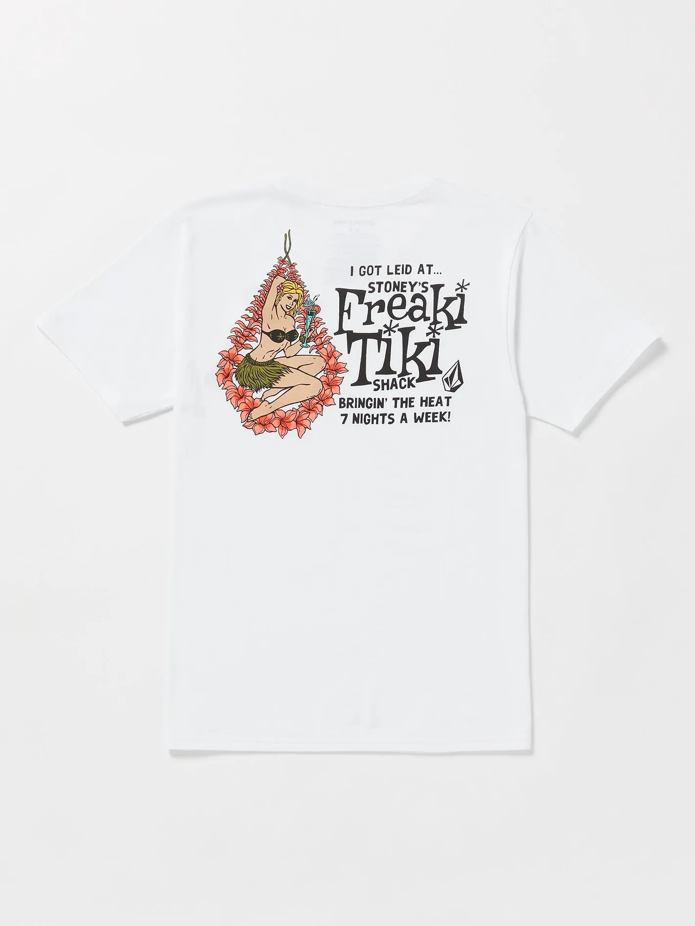 Freaki Tiki Short Sleeve Tee - White