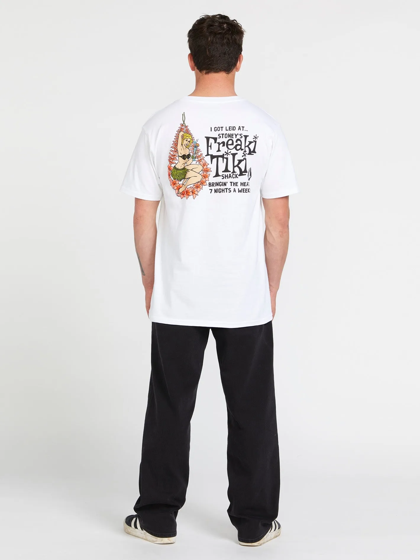 Freaki Tiki Short Sleeve Tee - White