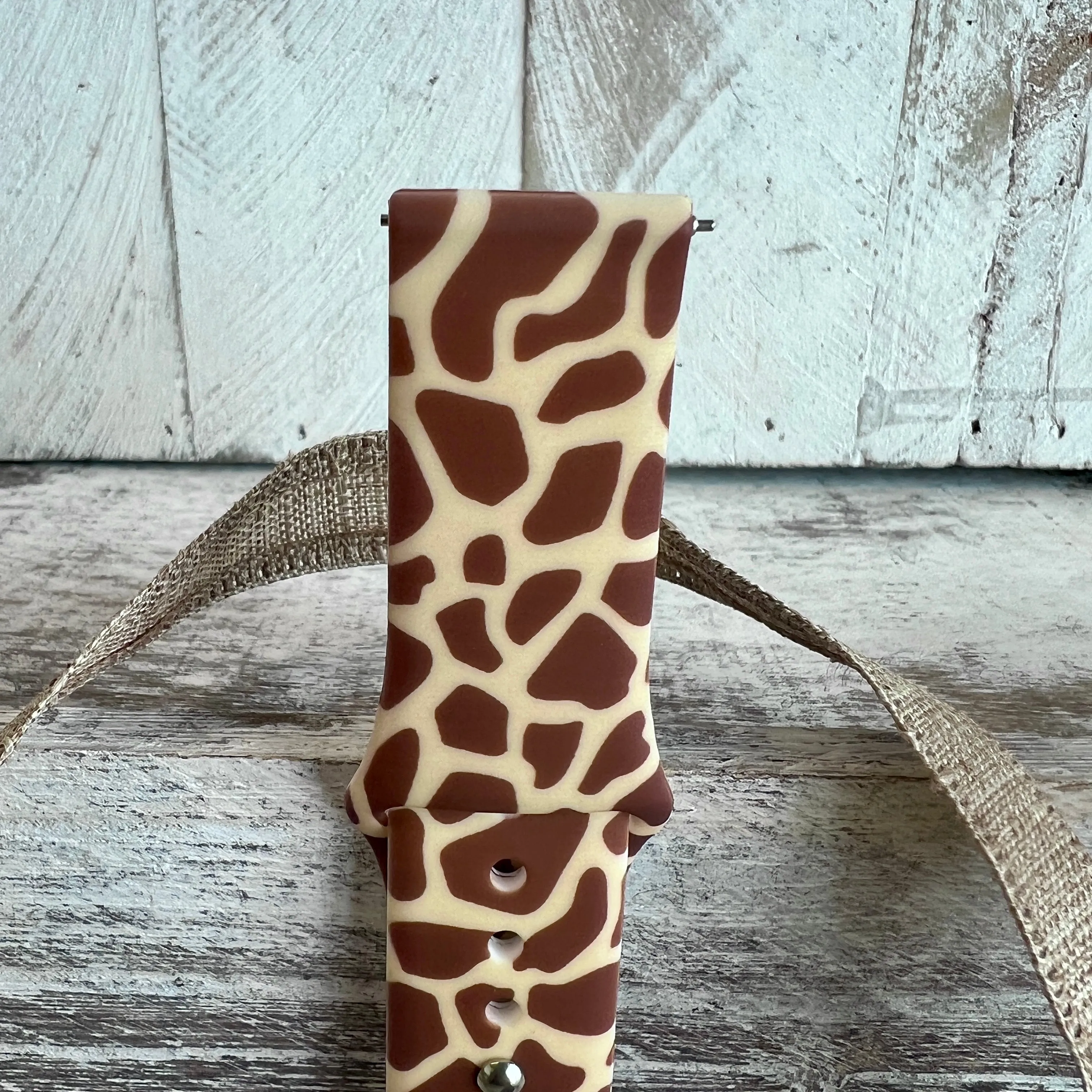 Giraffe Print Silicone Band For Samsung Watch