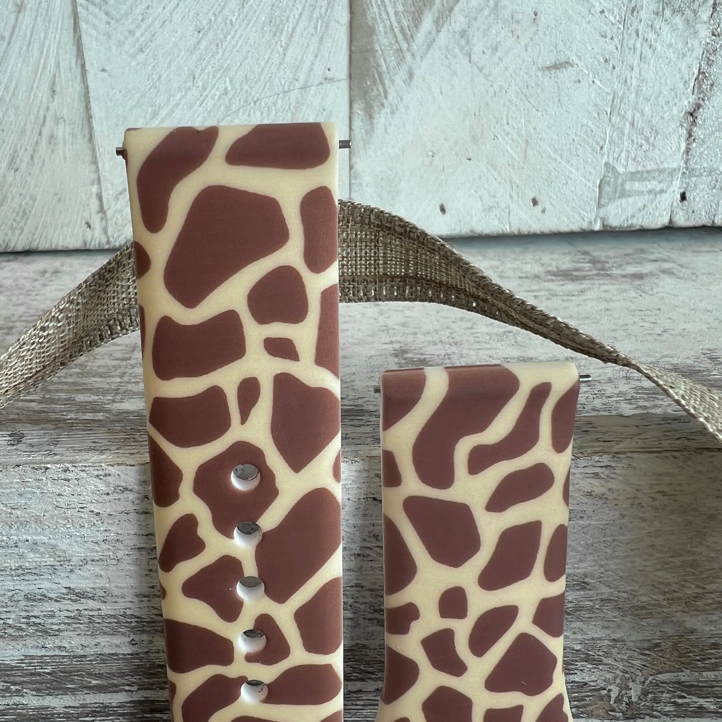 Giraffe Print Silicone Band For Samsung Watch