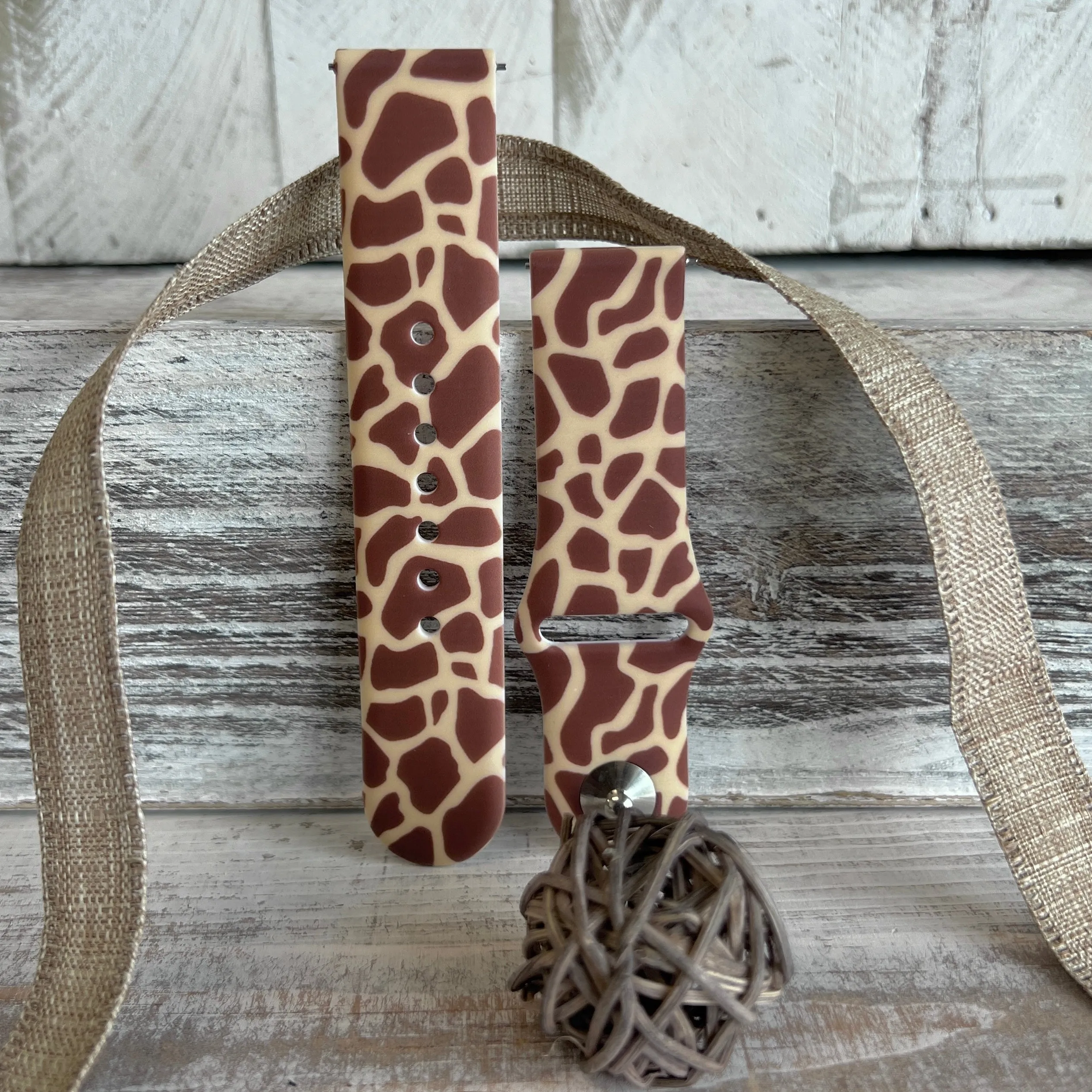 Giraffe Print Silicone Band For Samsung Watch