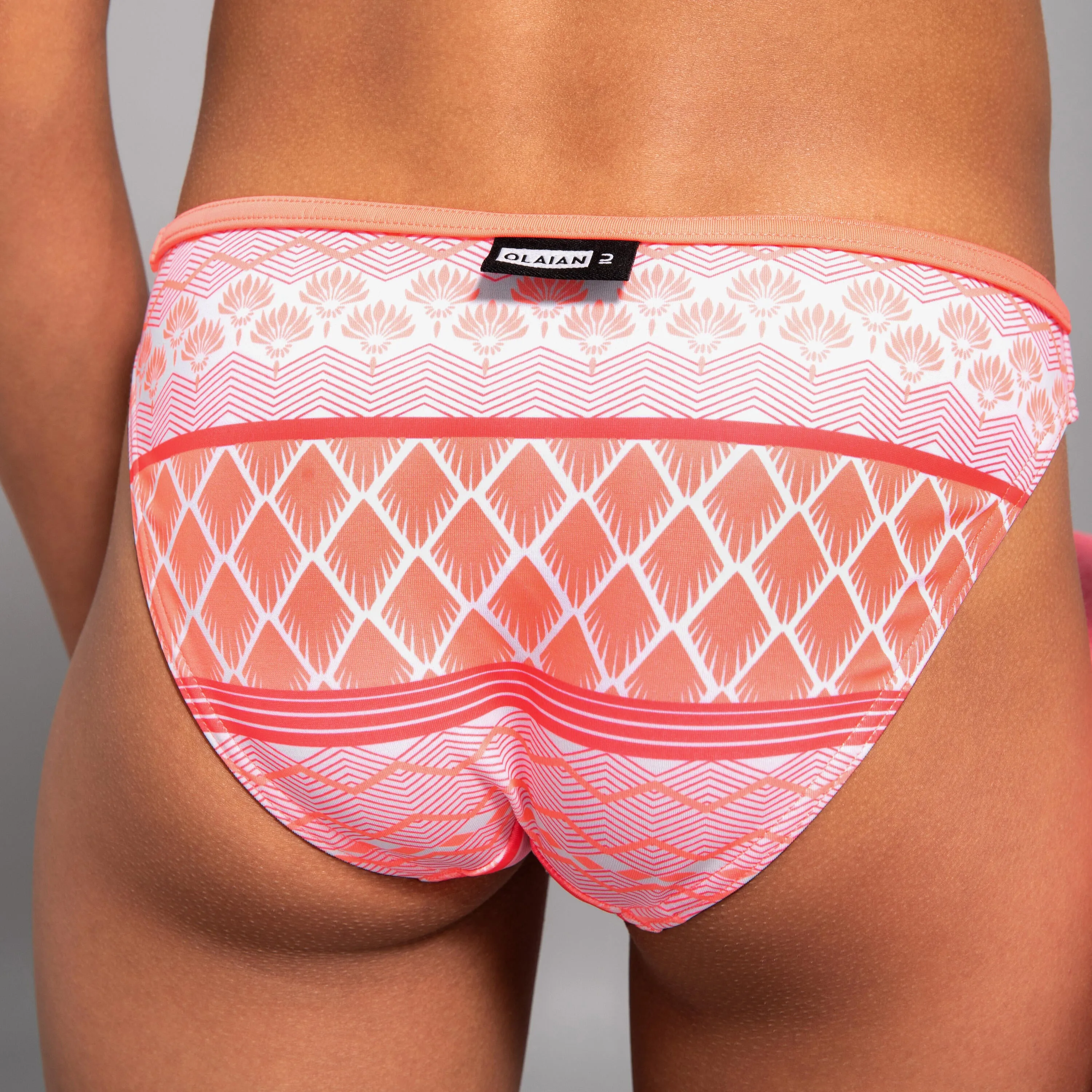 Girls' swimsuit bottoms black zeli 100 Olaian