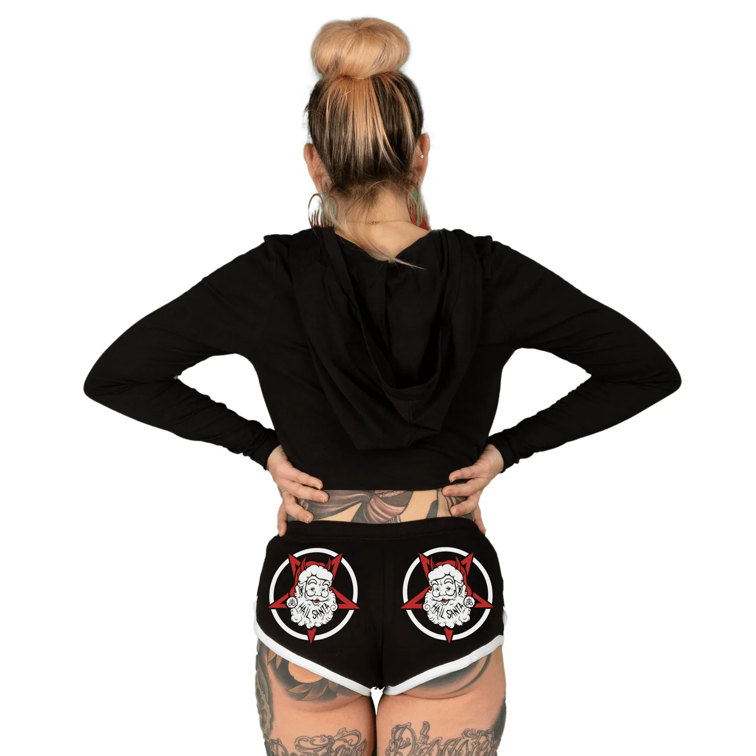 Hail Santa Satan Short Shorts