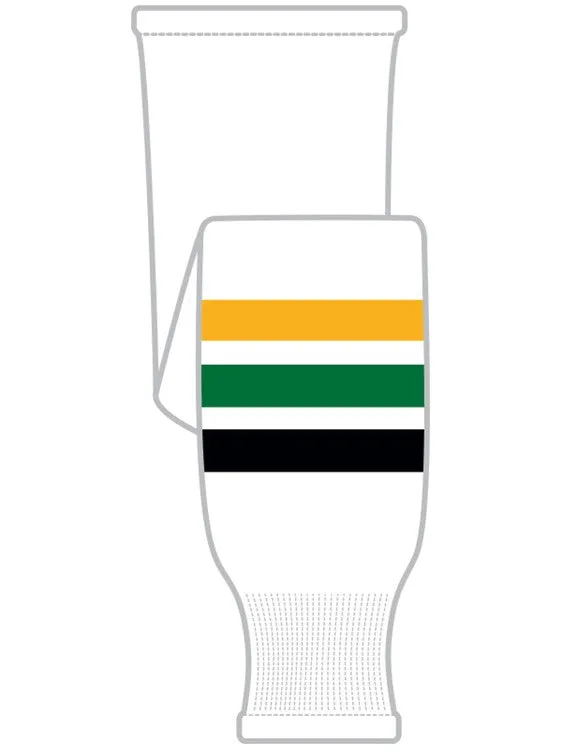 K1 Sportswear 1981-91 Minnesota North Stars S825 White Knit Ice Hockey Socks