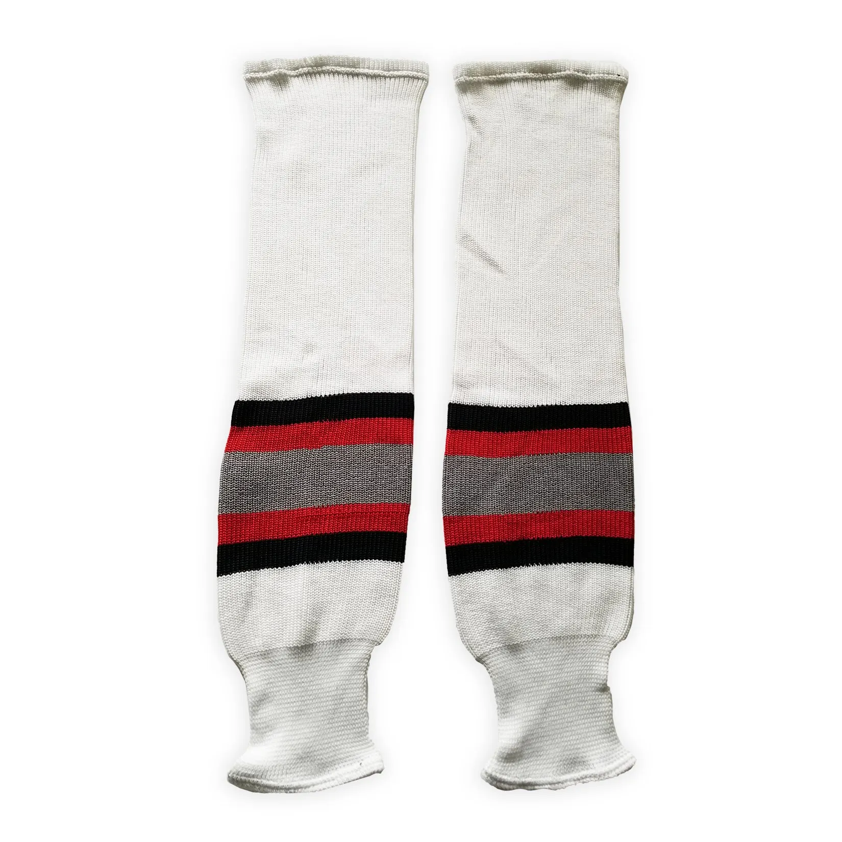 K1 Sportswear Buffalo Sabres White Knit Ice Hockey Socks