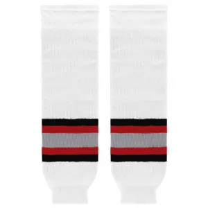 K1 Sportswear Buffalo Sabres White Knit Ice Hockey Socks