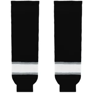 K1 Sportswear Los Angeles Kings S714 Black Knit Ice Hockey Socks