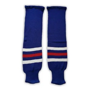 K1 Sportswear New York Rangers Royal Blue Knit Ice Hockey Socks