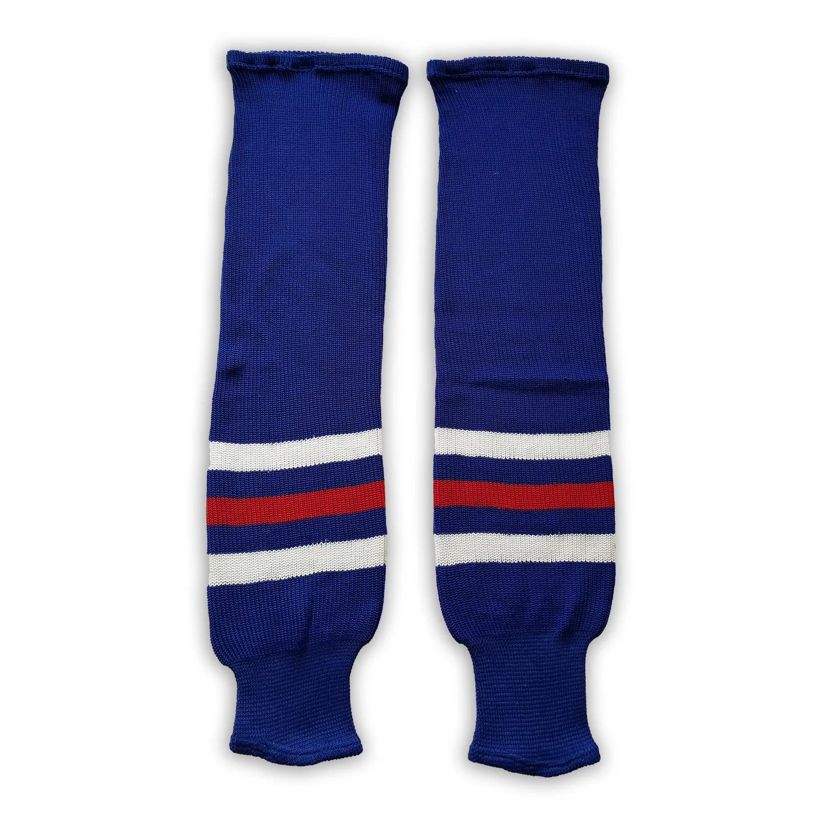 K1 Sportswear New York Rangers Royal Blue Knit Ice Hockey Socks