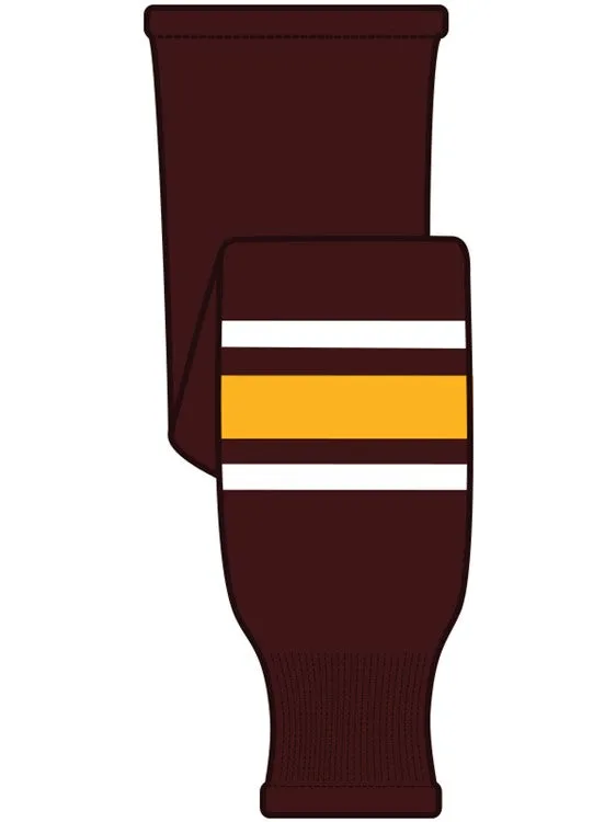 K1 Sportswear University of Minnesota Golden Gophers S734 Maroon Knit Ice Hockey Socks