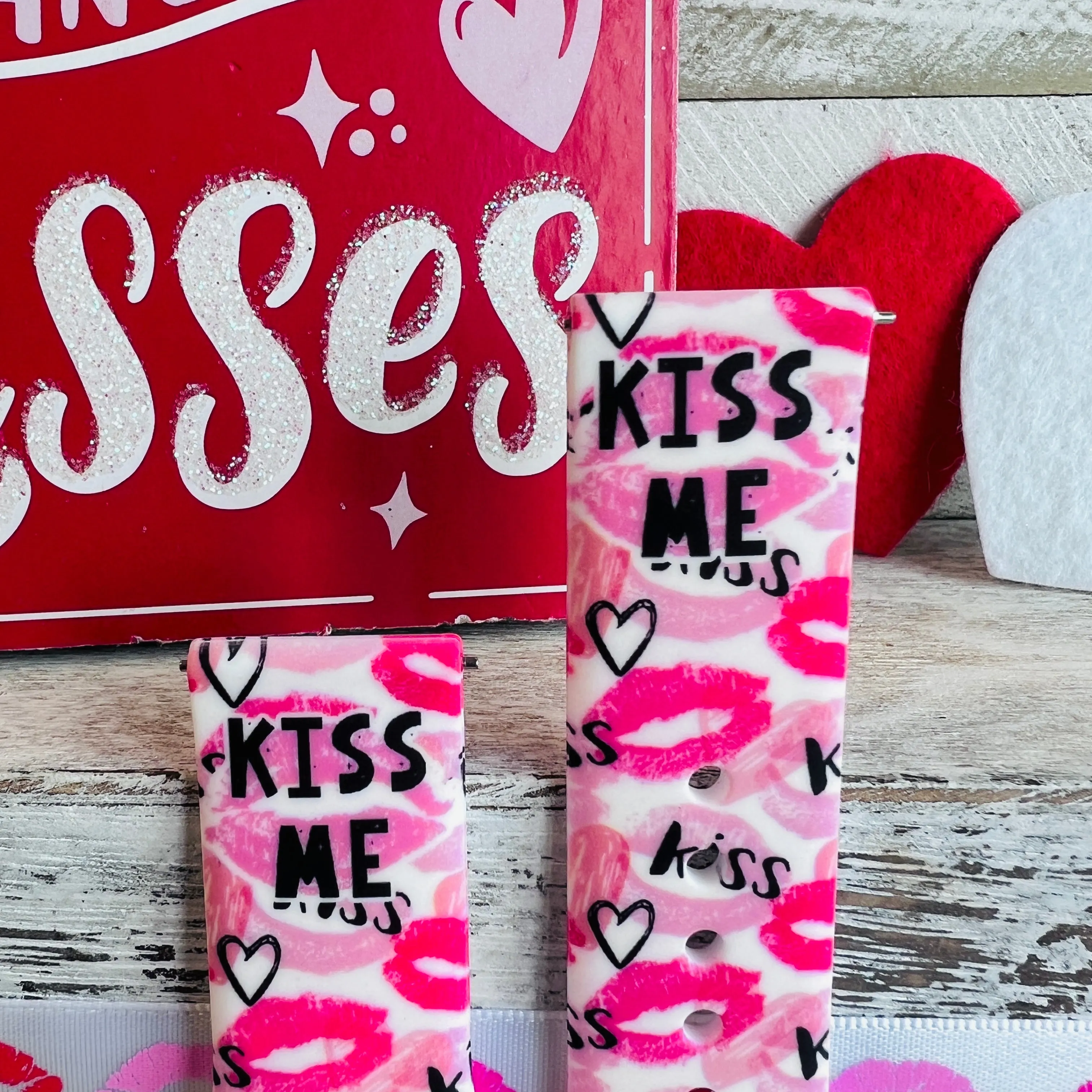 Kiss Me Print Silicone Band For Samsung Watch
