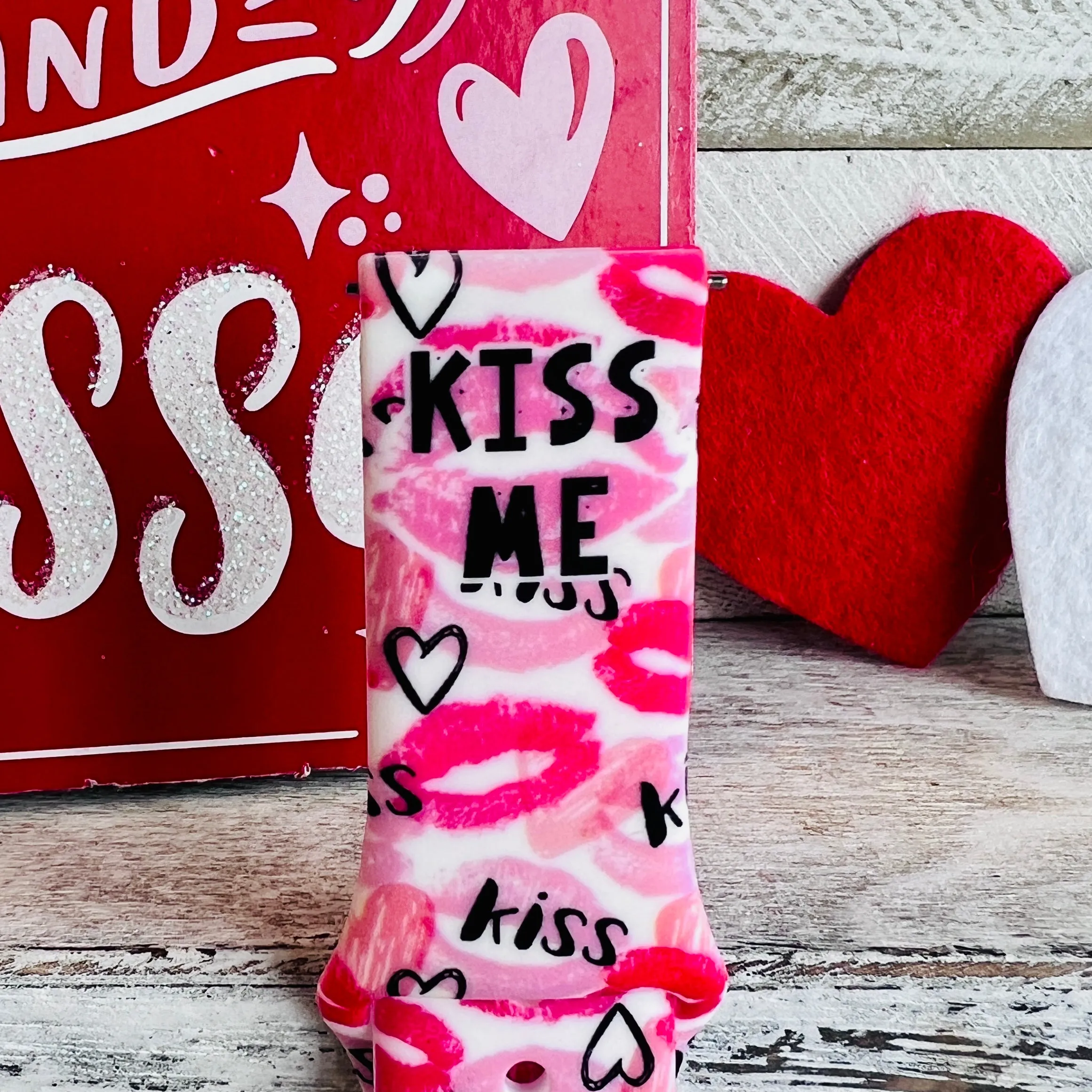 Kiss Me Print Silicone Band For Samsung Watch