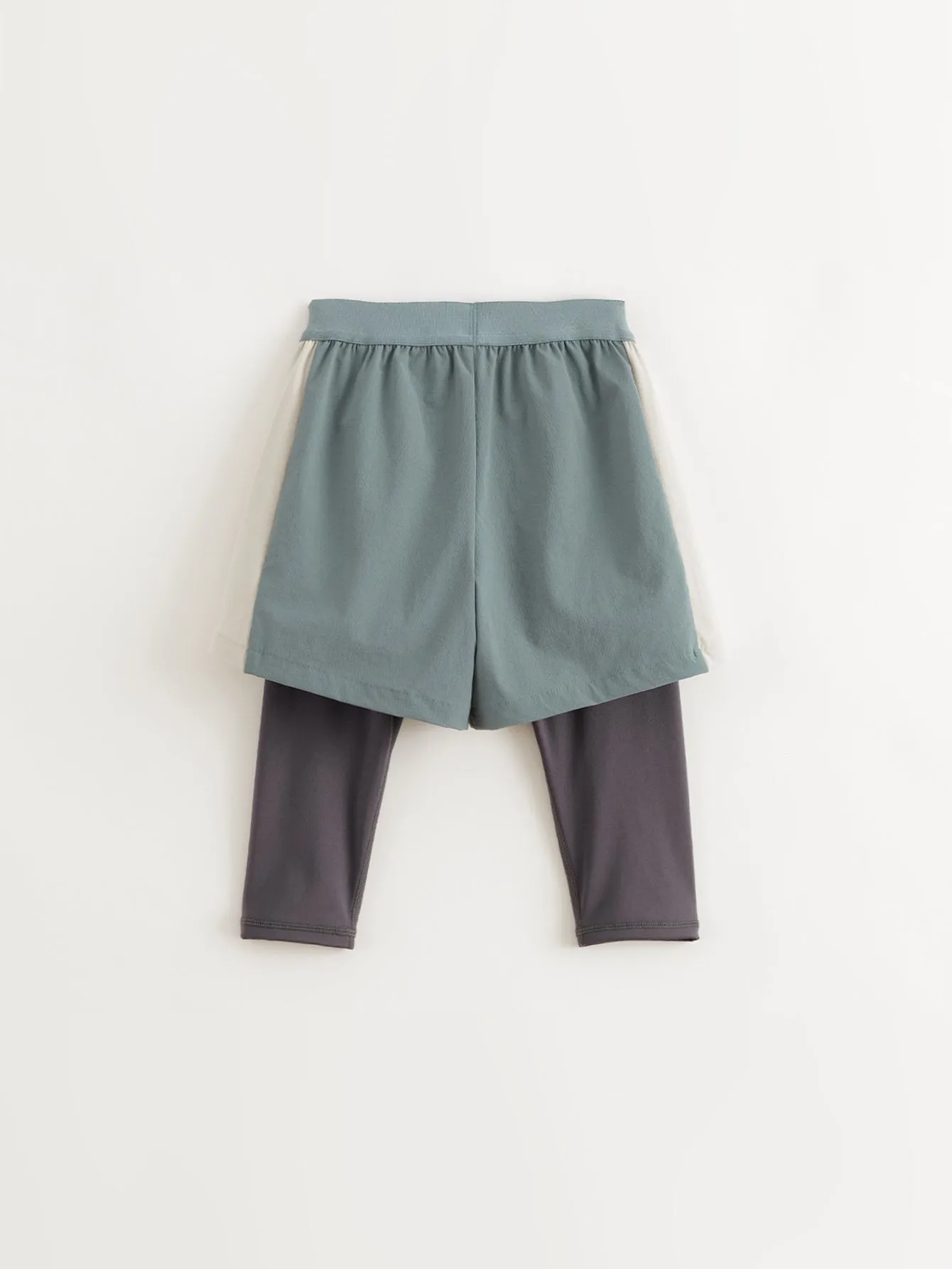 MARC & JANIE Boys Fake Two Sports Bottoms Shorts Leggings Pants 241187