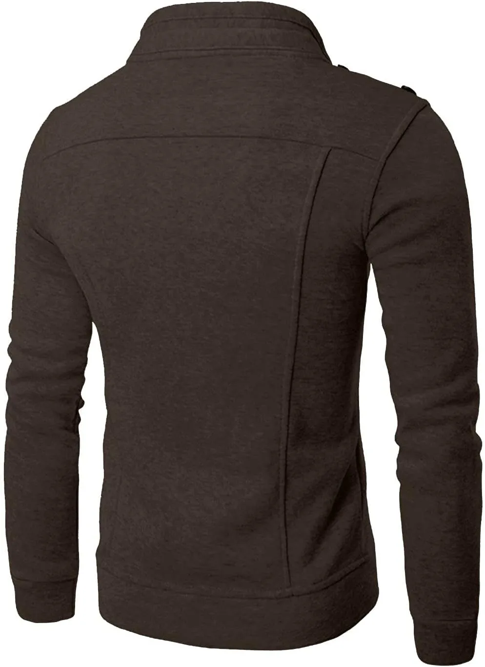 Mens Jacket,Plus Size Lightweight Zipper Sweatshirts Slim Fit Casual Stand Collar Fall Winter Jacket Outwear Tops