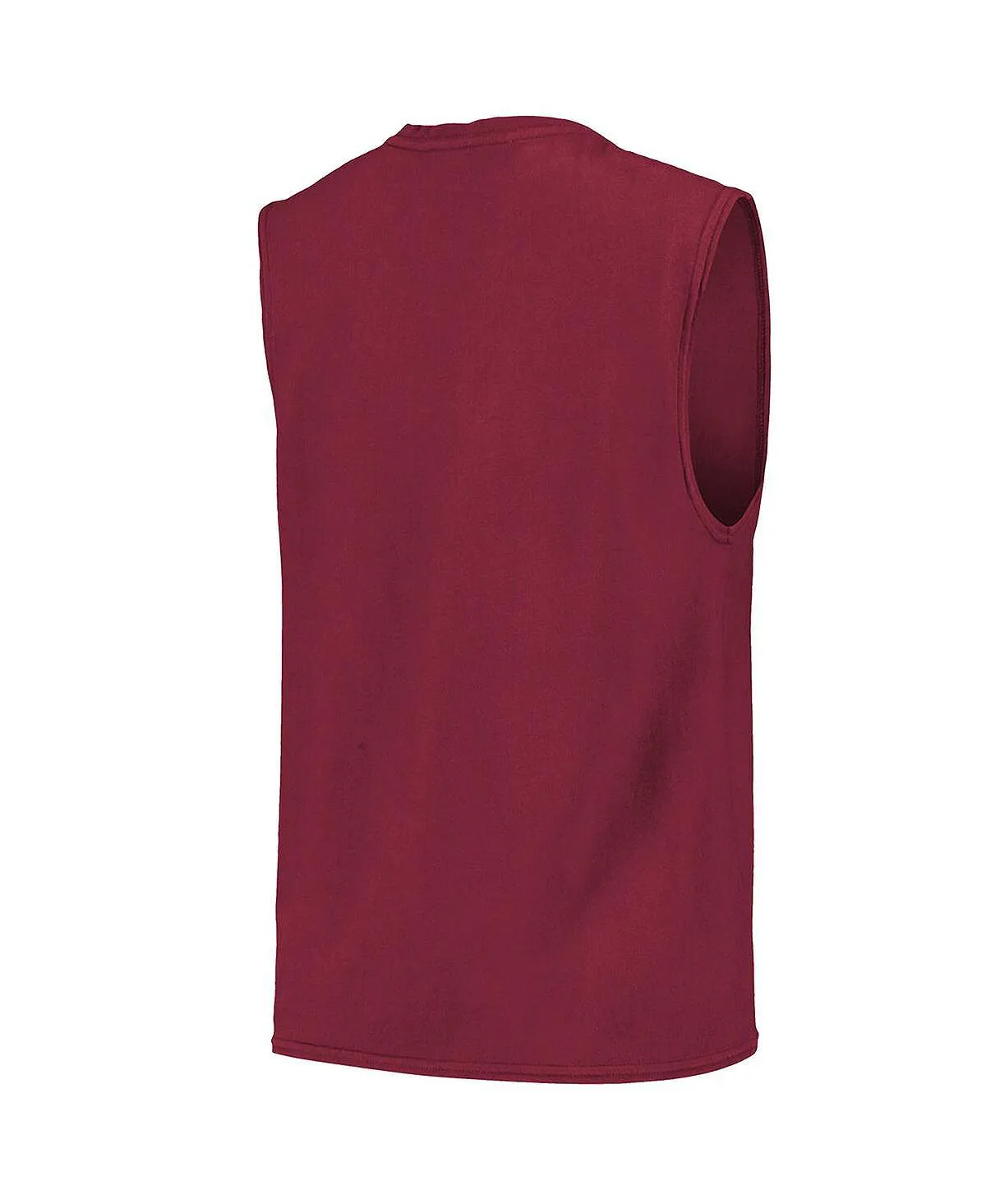 Men's tank top threads burgundy colorado avalanche 2022 stanley cup champions softhand muscle tank Majestic