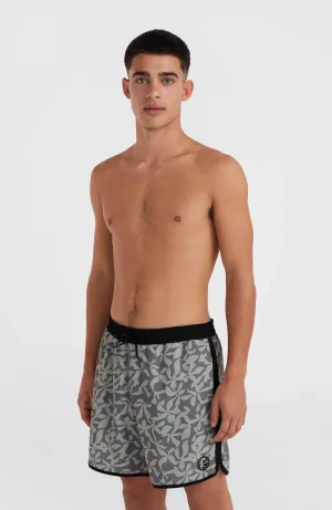 O'Riginals Scallop 16\" Swim Shorts | Green Seagrass"