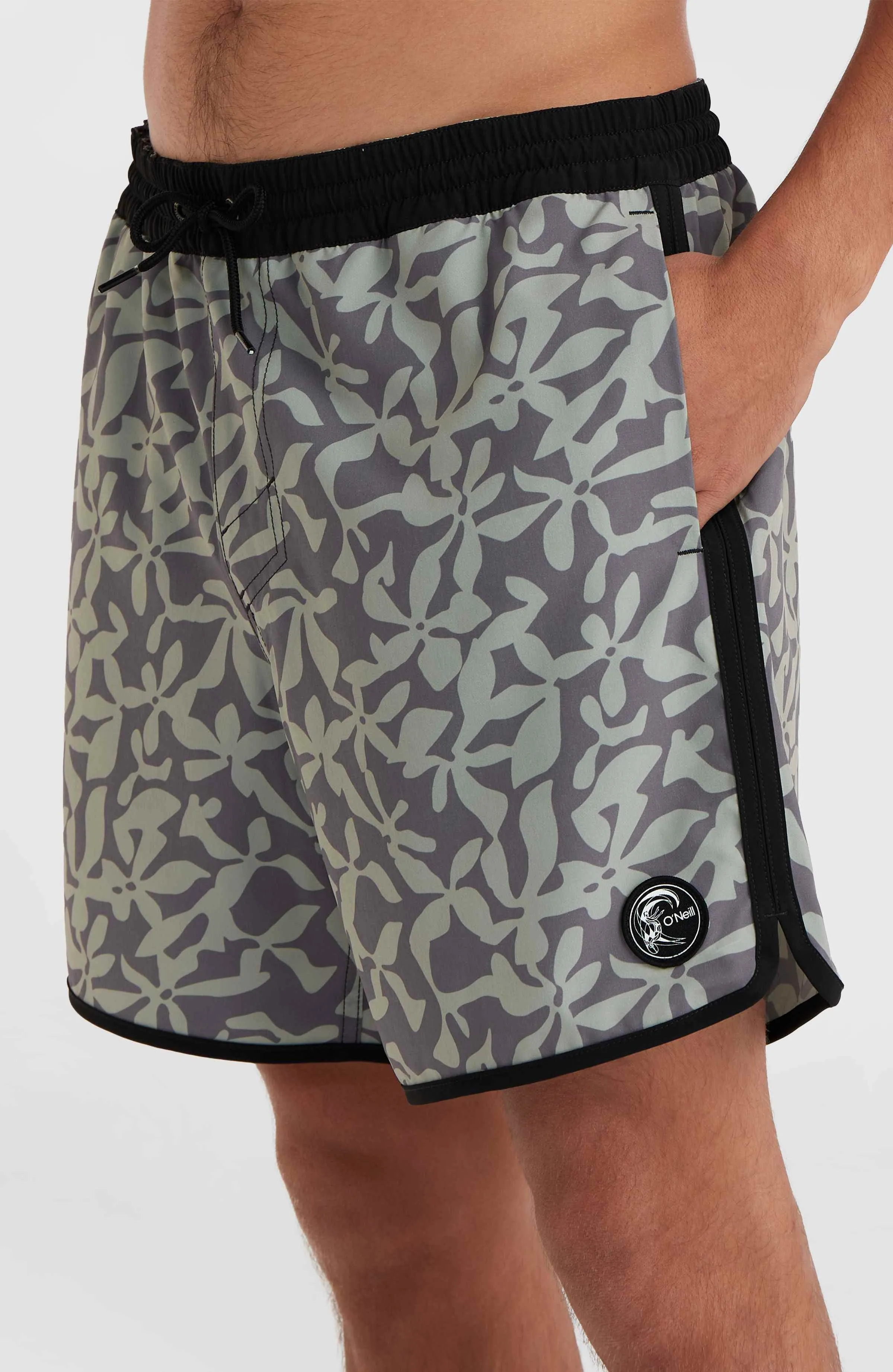 O'Riginals Scallop 16\" Swim Shorts | Green Seagrass"
