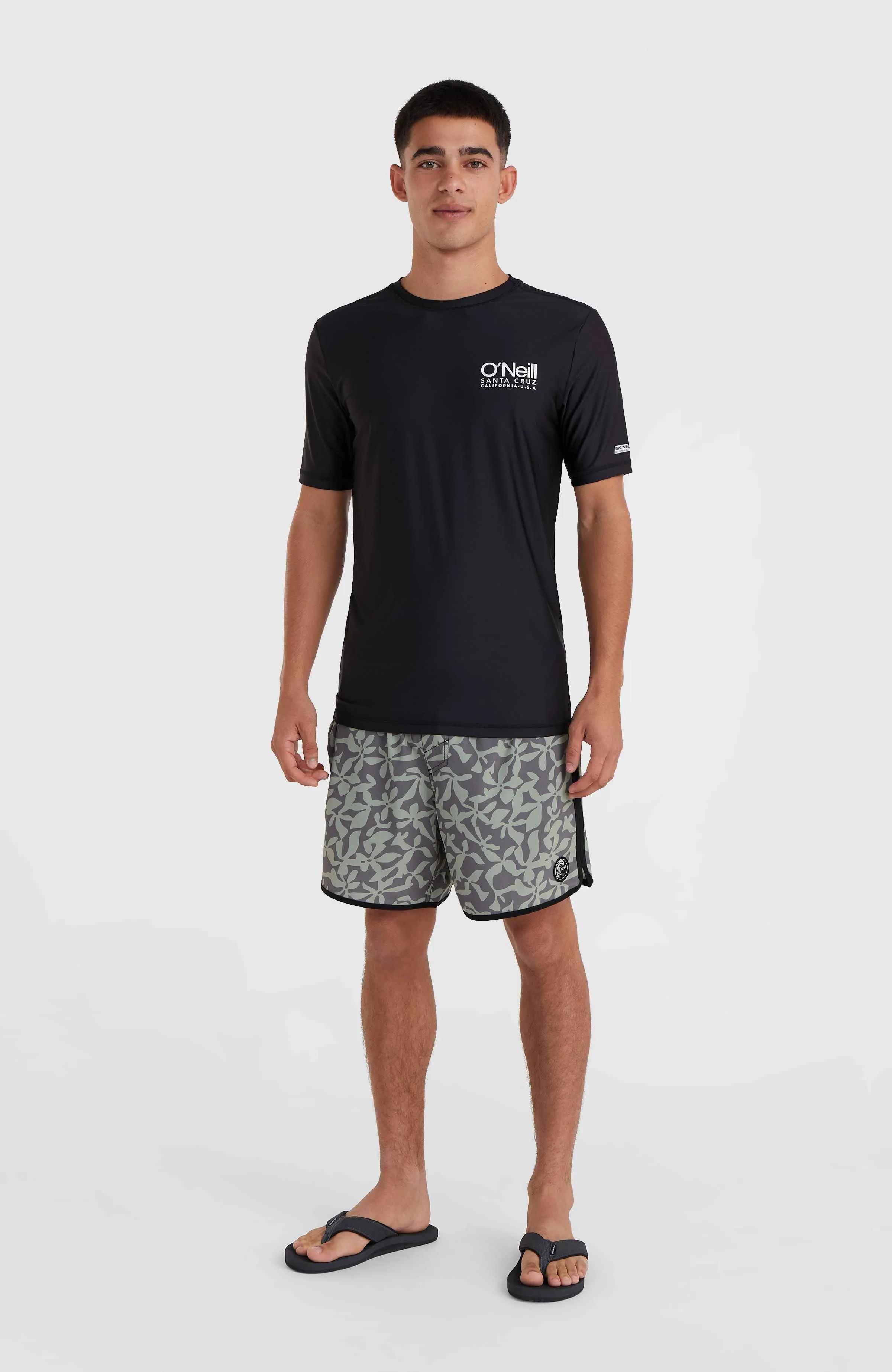 O'Riginals Scallop 16\" Swim Shorts | Green Seagrass"