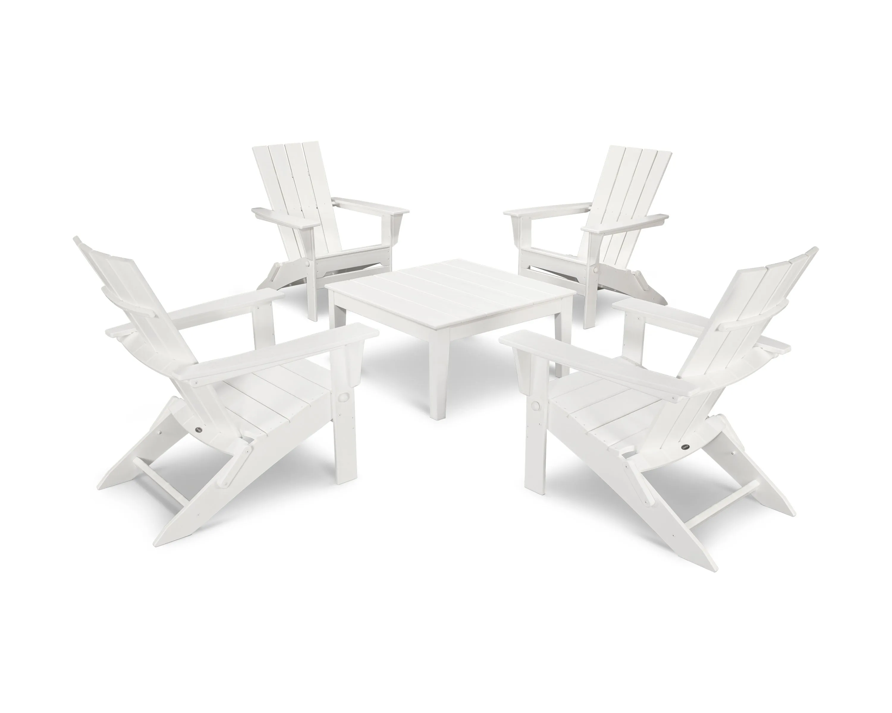 POLYWOOD® Quattro 5-Piece Conversation Set