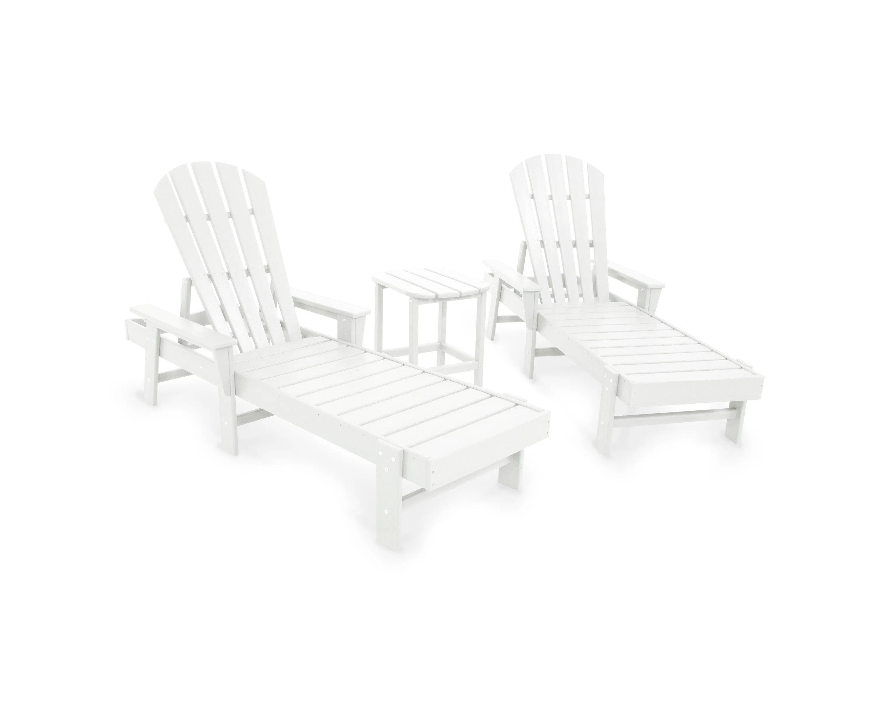 POLYWOOD® South Beach Chaise 3-Piece Set