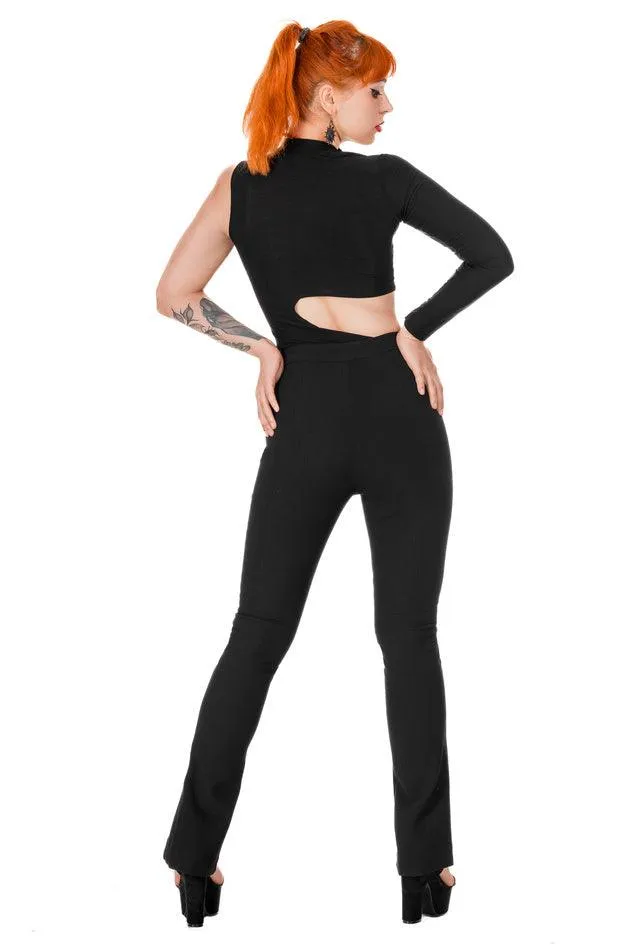 Restyle - Moon Army - Bodysuit - Asymmetric Blouse