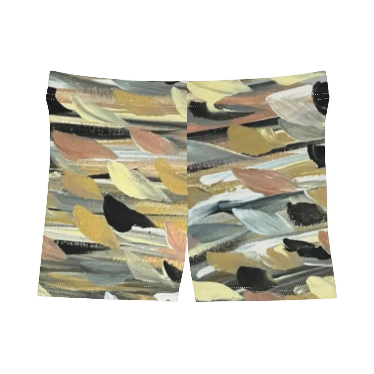 Rose Gold Brushstrokes  Women's Shorts