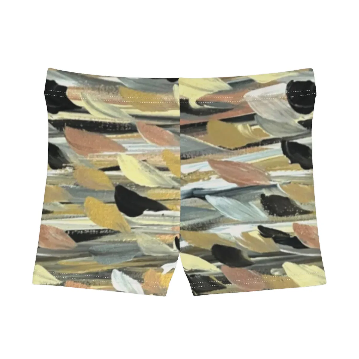 Rose Gold Brushstrokes  Women's Shorts
