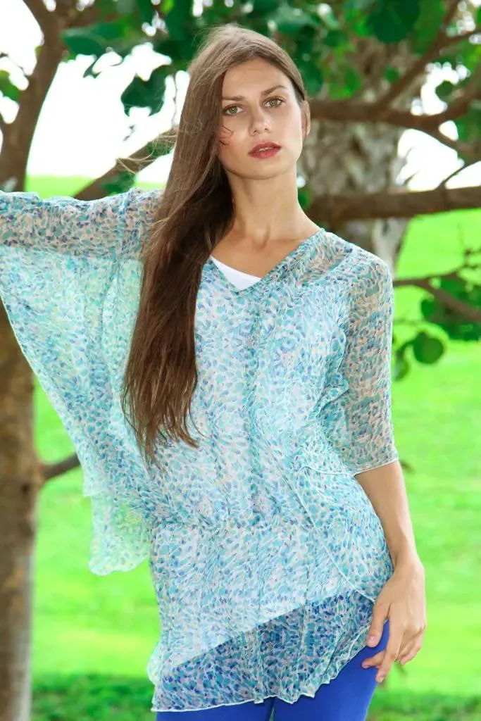 sheer Kaftan Tops wholesale by La Moda | Leading Tropical Wear Wholesaler