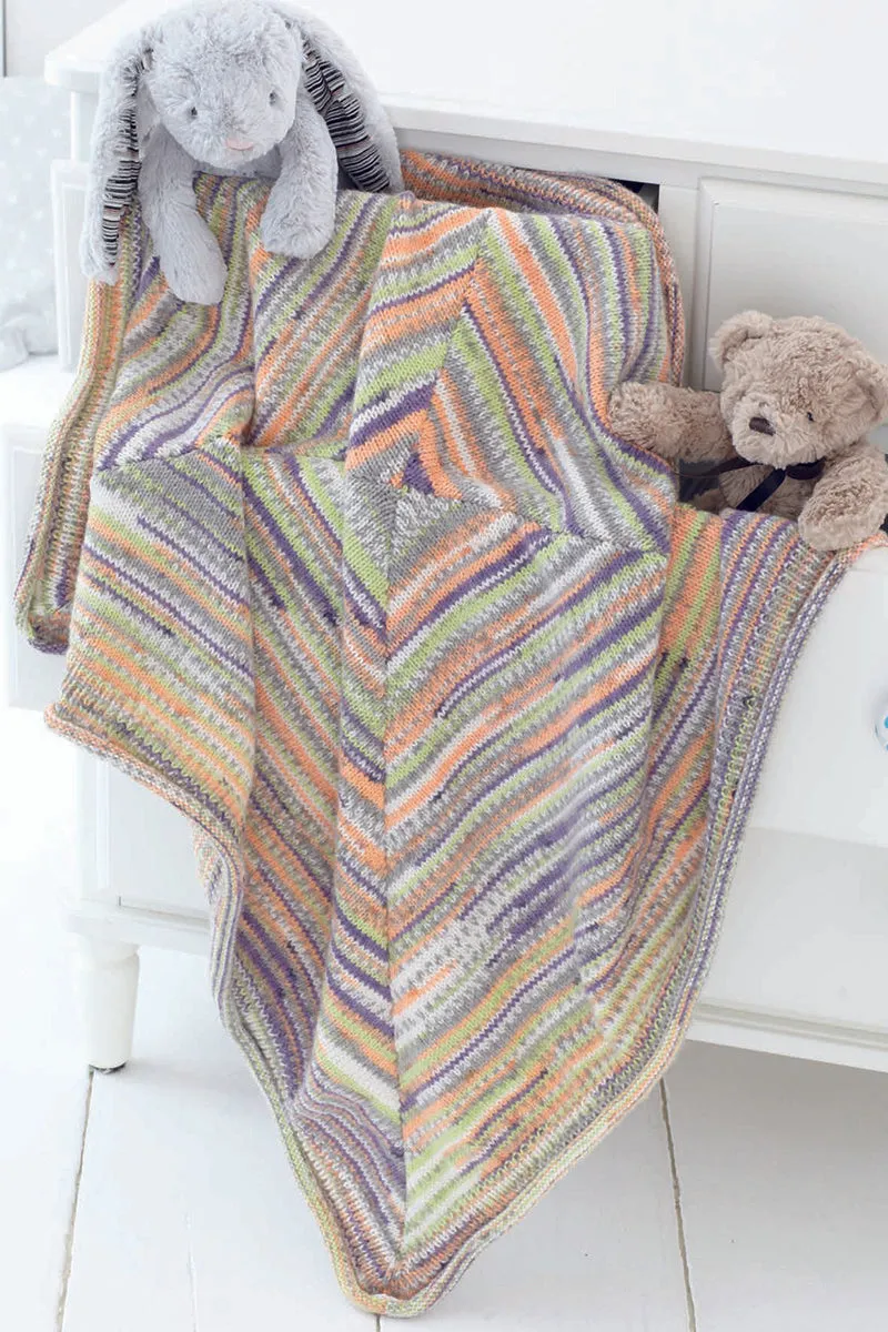 Sirdar Snuggly Baby Crofter DK Patterns - 4798 Blanket, Hat, Booties, & Mittens - PDF Download
