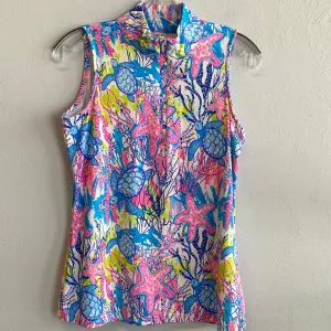 Sleeveless Zip Top-TSMC