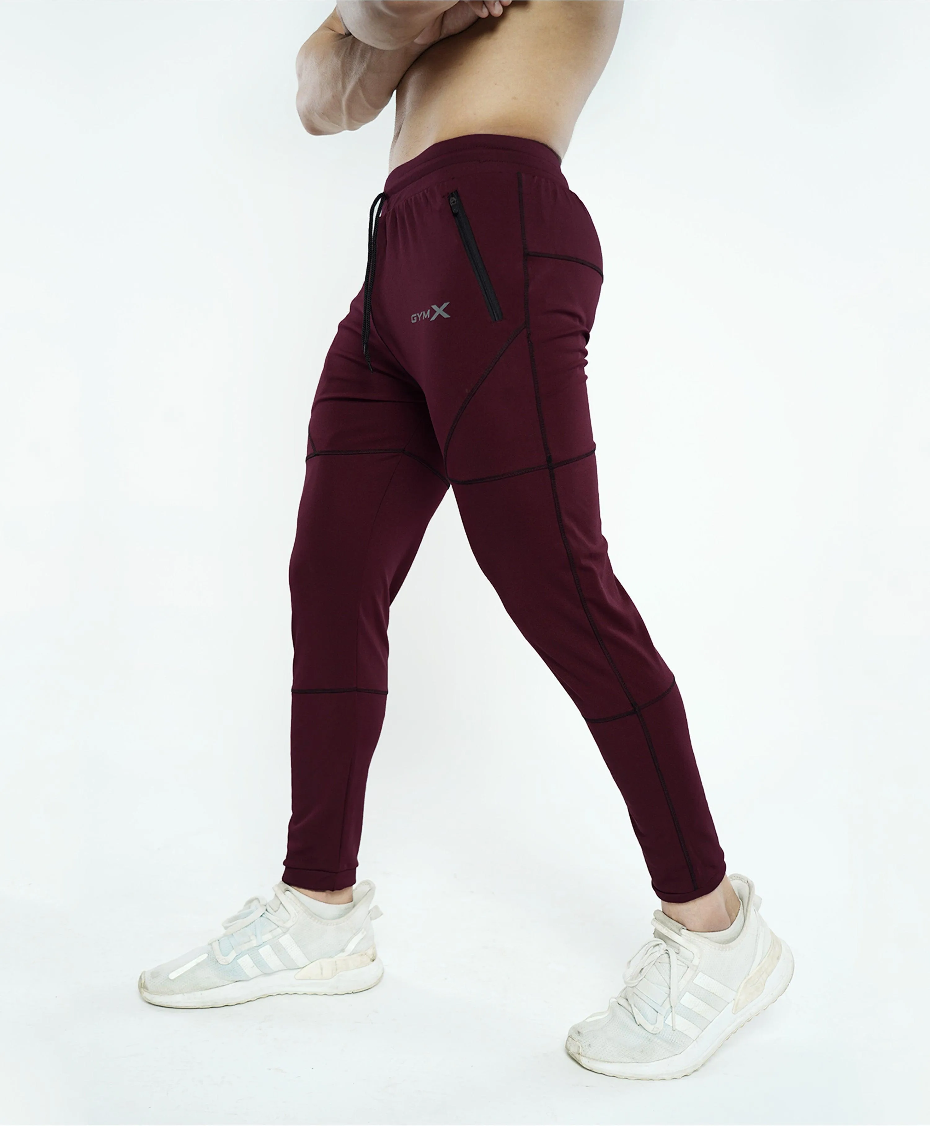 Sports Fitted Bottoms- Burgundy- Sale